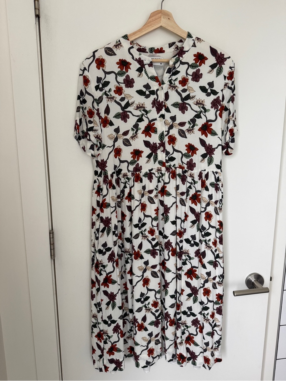 Floral Frank and Oak dress